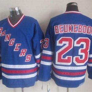 Rangers #23 Jeff Beukeboom Blue CCM Heroes Of Hockey Alumni Stitched Jersey