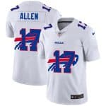 Buffalo Bills #17 Josh Allen White Stitched Jersey