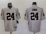 Las Vegas Raiders #24 Marshawn Lynch Gray Vapor Untouchable Limited Stitched Jersey