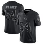 San Francisco 49ers #54 Fred Warner Black Reflective Limited Stitched Football Jersey