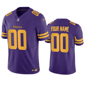 Minnesota Vikings Custom Purple 2023 F.U.S.E. Color Rush Stitched Jersey