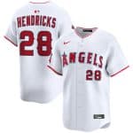 Los Angeles Angels #28 Kyle Hendricks White 2024 Home Limited Stitched Jersey