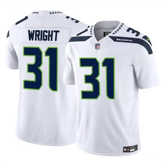 Seattle Seahawks #31 Jacardia Wright White 2025 F.U.S.E. Vapor Untouchable Limited Football Stitched Jersey