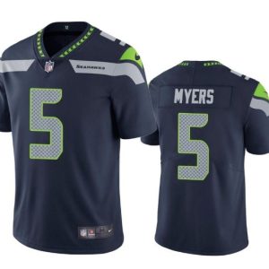 Seattle Seahawks #5 Jason Myers Navy Vapor Untouchable Limited Stitched Jersey
