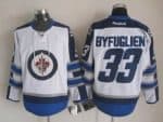 Jets #33 Dustin Byfuglien White 2011 Style Stitched Jersey