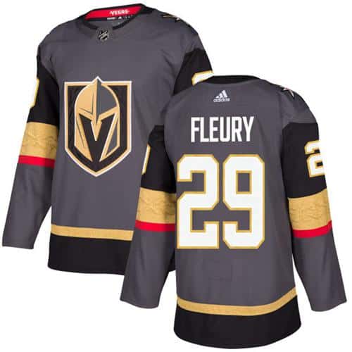 Vegas Golden Knights #29 Marc-Andre Fleury Gray Adidas Stitched Jersey