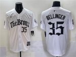 New York Yankees #35 Cody Bellinger White 'Gothic Legacy Edition' Vapor Premier Limited Stitched Jersey