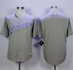 Royals Blank Grey New Cool Base Stitched Jersey