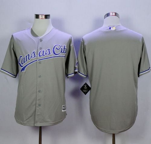 Royals Blank Grey New Cool Base Stitched Jersey