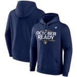 Milwaukee Brewers Navy 2024 Postseason Locker Room Pullover Hoodie
