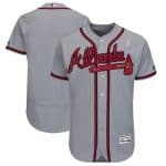 Atlanta Braves Gray 2018 Mother's Day Flexbase Stitched Jersey