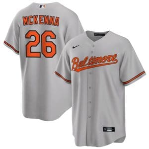Baltimore Orioles #26 Ryan McKenna Gray Cool Base Stitched Jersey