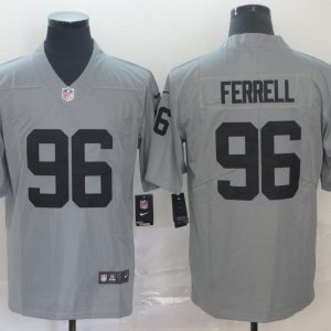 Raiders #96 Clelin Ferrell 2019 Gary Inverted Legend Stitched Jersey