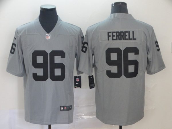 Raiders #96 Clelin Ferrell 2019 Gary Inverted Legend Stitched Jersey