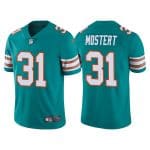 Miami Dolphins #31 Raheem Mostert Aqua Color Rush Limited Stitched Football Jersey