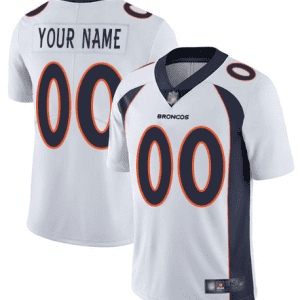 Denver Broncos Customized White Team Color Vapor Untouchable Limited Stitched NFL Jersey
