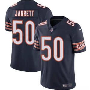 Chicago Bears #50 Grady Jarrett Navy 2025 Vapor Stitched Jersey