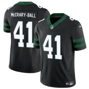 New York Jets #41 Marcelino McCrary-Ball Black 2025 F.U.S.E. Vapor Untouchable Limited Stitched Jersey