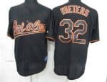 Orioles #32 Matt Wieters Black Fashion Stitched Jersey