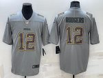 Green Bay Packers #12 Aaron Rodgers Gray Atmosphere Fashion Stitched Jersey