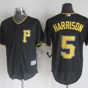 Pirates #5 Josh Harrison Black New Cool Base Stitched Jersey