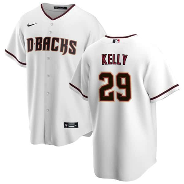 Arizona Diamondbacks #29 Merrill Kelly White Cool Base Stitched Jersey