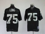 Mitchell And Ness Raiders Howie Long #75 Stitched Black Jersey