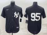 New York Yankees #95 Oswaldo Cabrera Black Stitched Jersey