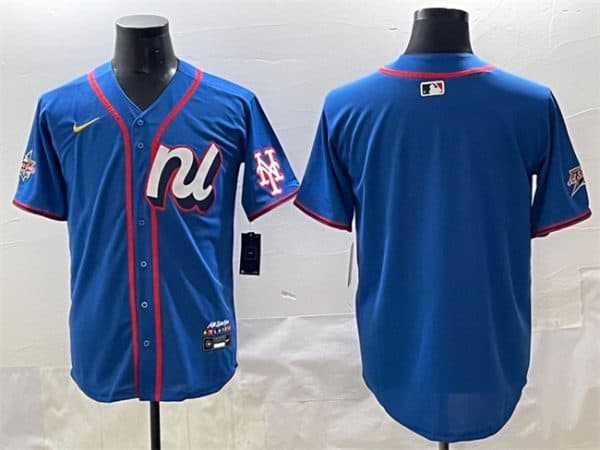 National League New York Mets Blank Blue 2025 All-Star Edition Limited Stitched Jersey