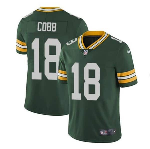 Green Bay Packers #18 Randall Cobb Green Vapor Untouchable Stitched Jersey