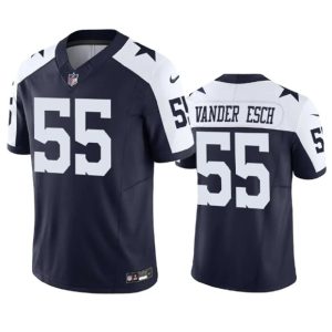 Dallas Cowboys #55 Leighton Vander Esch Navy 2023 F.U.S.E. Vapor Limited Stitched Jersey