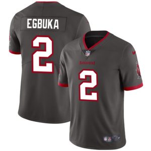 Tampa Bay Buccaneers #2 Emeka Egbuka New Gray 2025 Draft Vapor Untouchable Limited Football Stitched Jersey