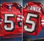 San Francisco 49ers Customized Red Throwback Stitched NFL Jersey