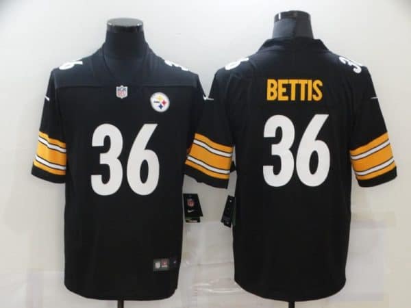 Pittsburgh Steelers #36 Jerome Bettis Black Stitched Jersey