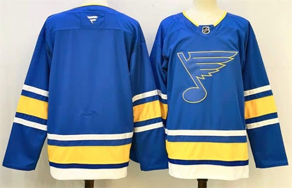 St. Louis Blues Blank Blue 2025 Stitched Jersey