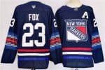 New York Rangers #23 Adam Fox Navy 2024-25 Stitched Jersey