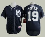 Padres #19 Tony Gwynn Navy Blue Cool Base Stitched Jersey