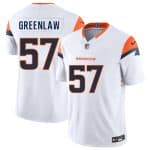 Denver Broncos #57 Dre Greenlaw White 2025 F.U.S.E. Vapor Limited Stitched Jersey
