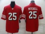 San Francisco 49ers #25 Eli Mitchell Red Vapor Untouchable Limited Stitched Jersey