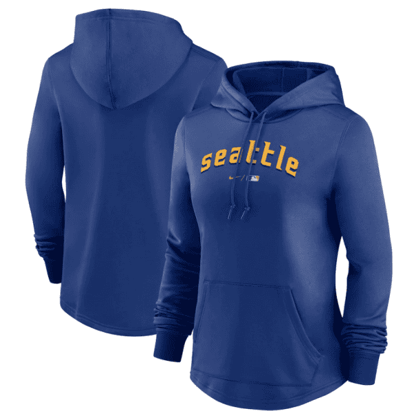 Seattle Mariners Blank Royal 2023 City Connect Hoodie(Run Small)
