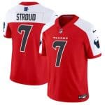 Houston Texans #7 C.J. Stroud Red White 2024 F.U.S.E. Vapor Limited Stitched Jersey