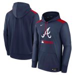 Atlanta Braves Navy Collection Performance Pullover Hoodie