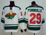 Wild #29 Jason Pominville White Stitched Jersey