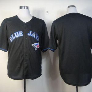 Blue Jays Blank Black Fashion Stitched Jersey