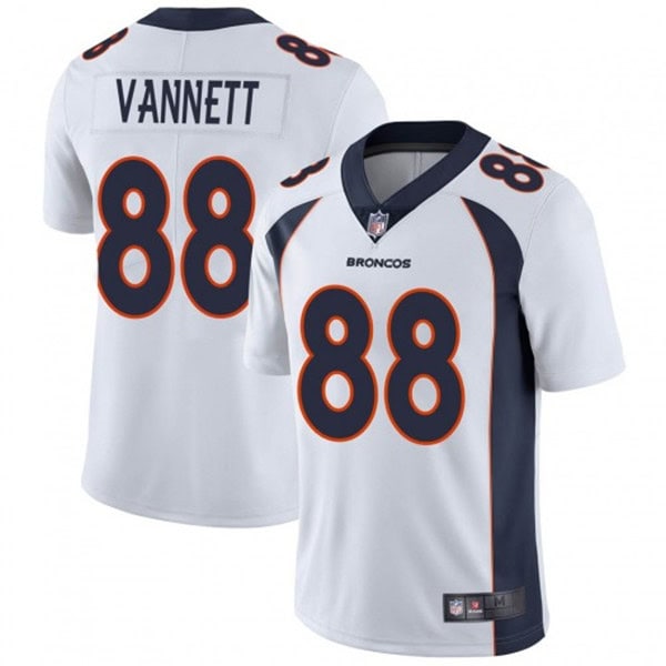 Denver Broncos #88 Nick Vannett Orange Vapor Untouchable Limited Stitched Jersey