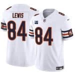 Chicago Bears #84 Marcedes Lewis White 2024 F.U.S.E. With 1-Star C Patch Vapor Untouchable Limited Stitched Jersey