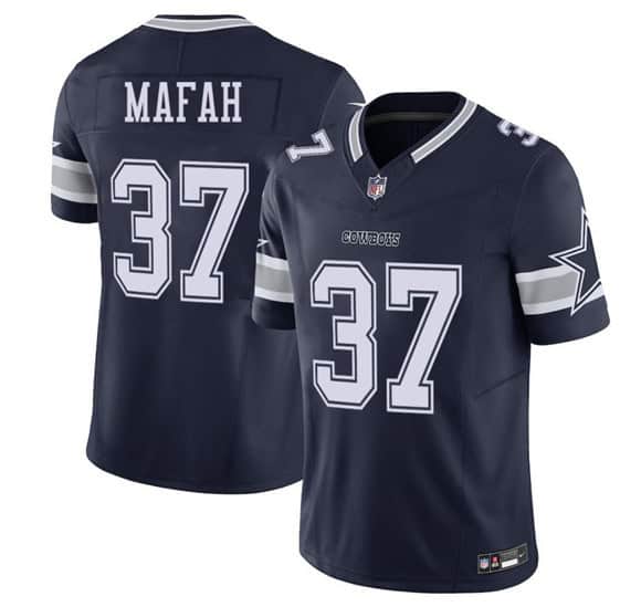 Dallas Cowboys #37 Phil Mafah Navy 2025 F.U.S.E Draft Vapor Untouchable Limited Football Stitched Jersey
