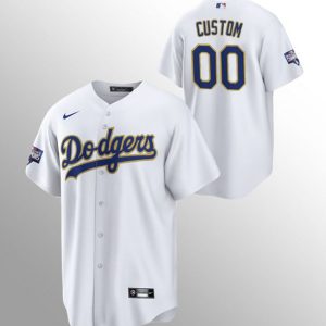 Los Angeles Dodgers Customized White Stitched MLB Jersey