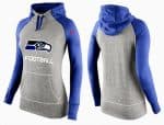 Nike Seattle Seahawks Performance Hoodie Grey Blue