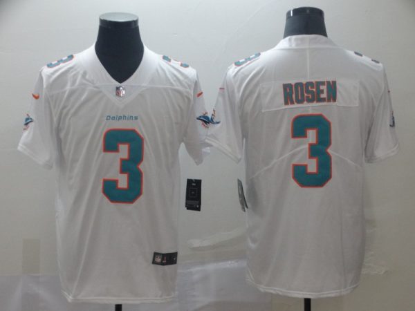 Miami Dolphins #3 Josh Rosen White Vapor Untouchable Limited Stitched Jersey
